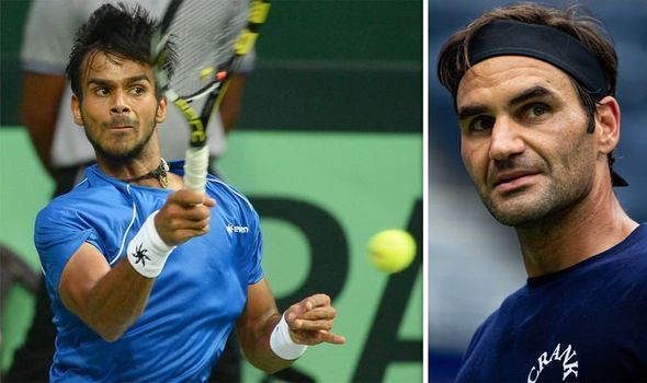 भारतीय खेळाडूने पहिल्याच स्पर्धेत टेनिसच्या देवाला दिली टक्कर !!