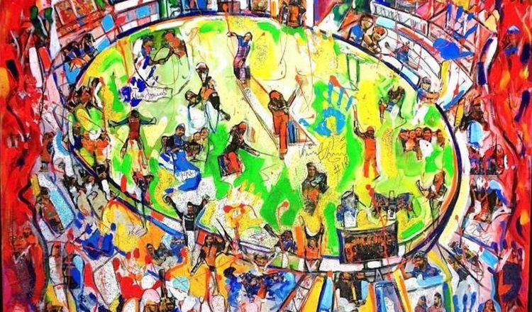 विराट कोहलीच्या IPL प्रवासाचे पेंटिंग २४ करोड मध्ये विकले गेले...वाचा कोणी घेतले!!!