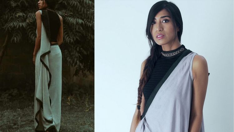 पाच सेकंदात नेसून होते ही साडी....कशी वाटली ही आयडिया?