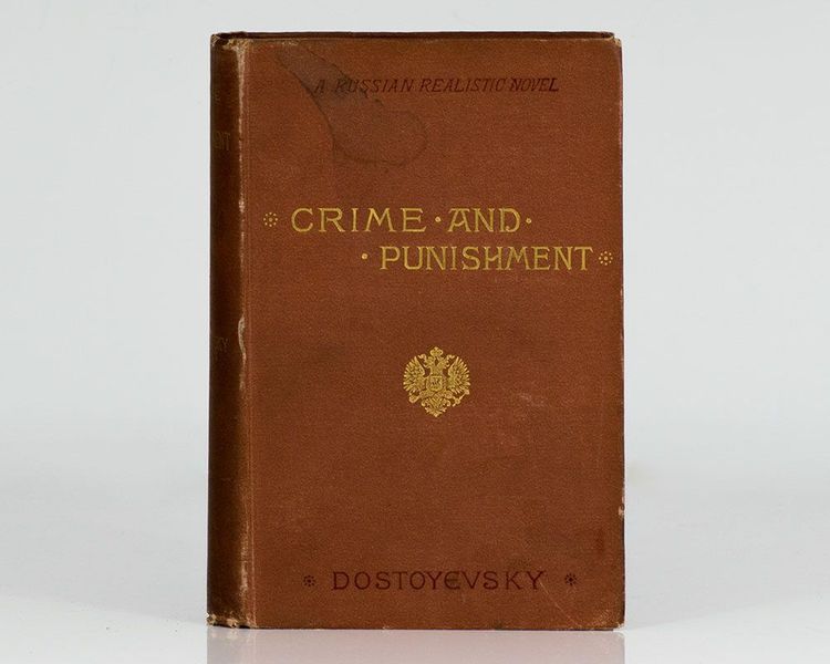 ९. 'क्राईम अँड पनिशमेंट' पुस्तकाची पहिली आवृत्ती