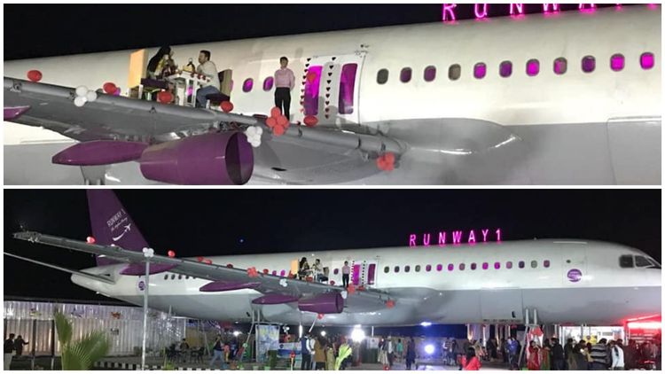 आता चक्क विमानाच्या पंखांवर बसून जेवणाचा आस्वाद घ्या...दिल्लीतलं हे अनोखं हॉटेल पाह्यला का ??