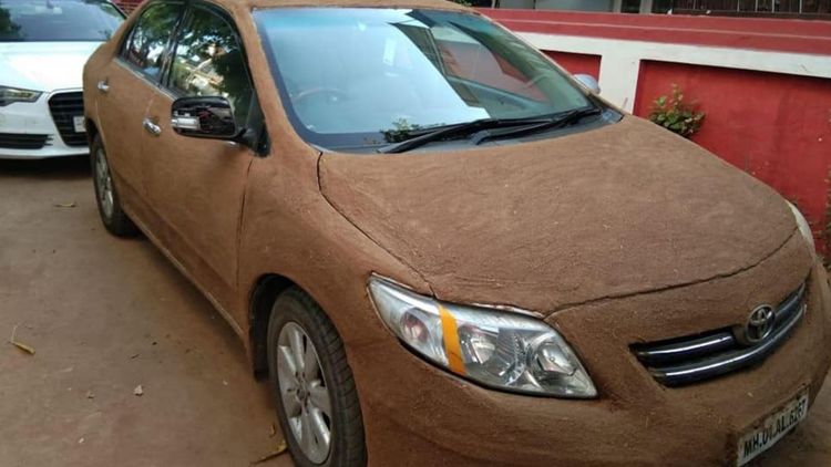 अहमदाबादच्या महिलेने कार शेणाने का सारवली ???