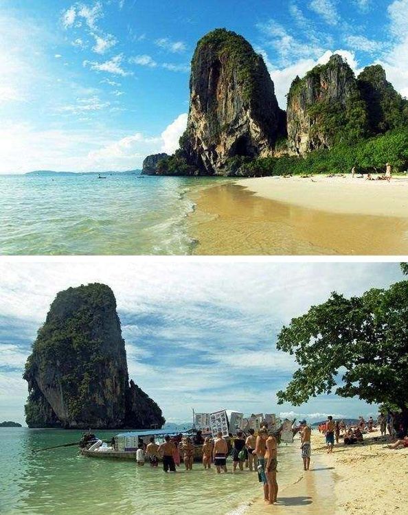 ७. फ्रा नांग बीच, थायलंड