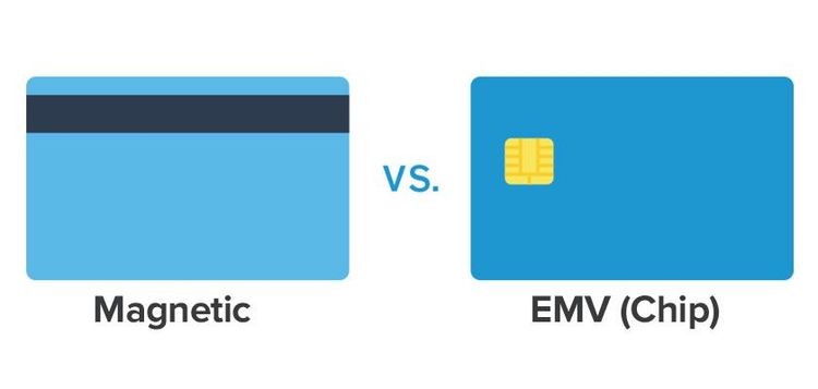 २. EMV चीप असलेले कार्ड्स
