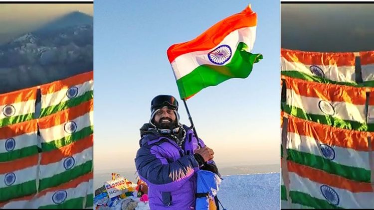 जगातल्या दोन सर्वोच्च शिखरांवर तिरंगा फडकावणारा मराठमोळा गिर्यारोहक !!