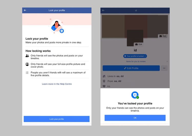 कसं करावं प्रोफाईल लॉक?