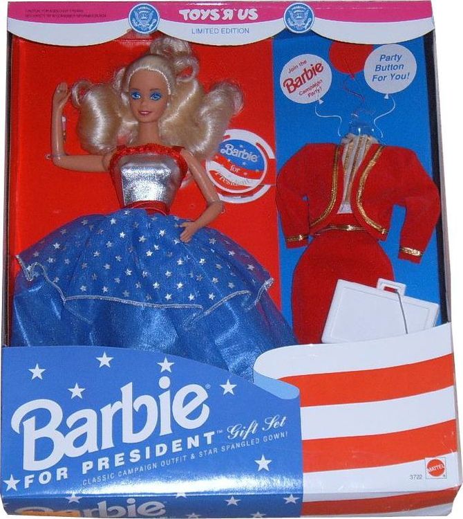 ९. १९९२ -प्रेसीडेंट बार्बी -