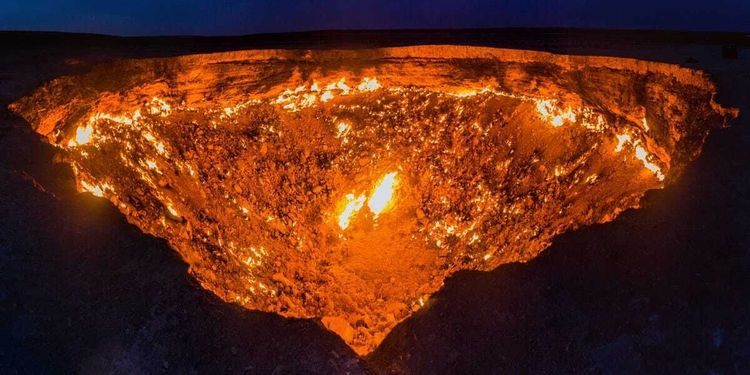  तुर्कमेनिस्तानमधले नरकाचे दार (डोअर टू हेल)