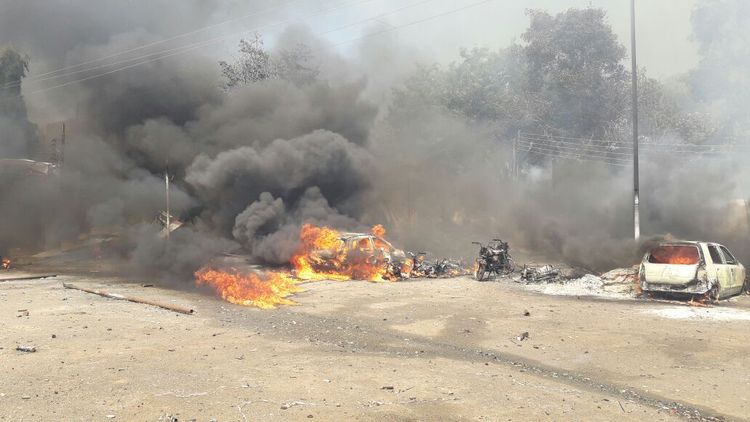 फोटो आणि व्हिडिओजच्या माध्यमातून पाहा औरंगाबादचे अग्नितांडव..