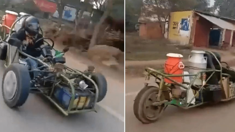 हा दूधवाला फॉर्म्युला-१ कारने दूध घालायला जातो? प्रकरण भारतातलंच आहे, एकदा पाहून घ्या!!