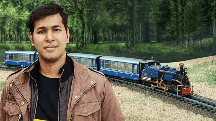  खऱ्या रेल्वेसारखे दिसणारे एकही खेळणे नाही. म्हणून या तरुणाने स्वतःच  रेल्वेगाड्या बनवण्यास सुरुवात केली. 