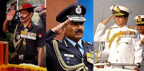 जाणून घ्या भारतीय सेनेच्या तिन्ही दलांचे सॅल्युट एकमेकांपेक्षा वेगळे का असतात? 