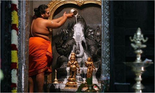 ७. श्री गणेश टेम्पल - न्यूयॉर्क 