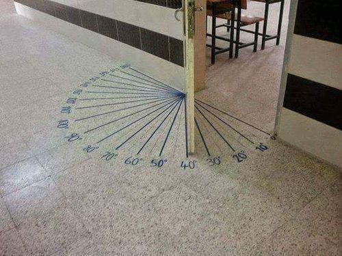 असा कोनमापक असल्यावर भूमितीची मजाच वेगळी येईल! 