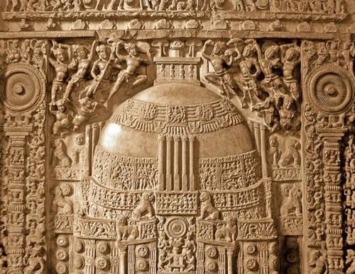 ७)	अमरावती शिल्पे 