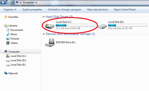 विंडोज ऑपरेटींग सिस्टमचा डिफॉल्ट ड्राईव्ह C का असतो ? A किंवा B का नाही?
