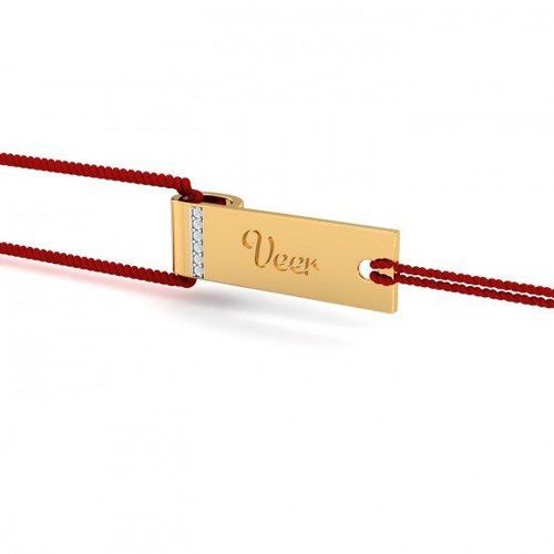 २. इंग्रेव्ह्ड गोल्ड राखी