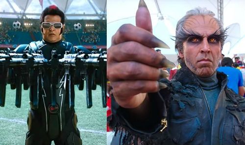 आजच्या मुहूर्तावर आलाय रजनी आण्णाच्या रोबोटचा ट्रेलर....व्हिलन कोण आहे माहित आहे का??