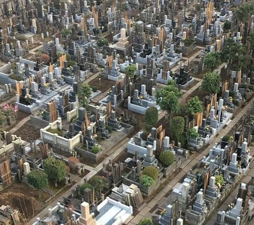 ११. दिसतंय शहर, पण आहे स्मशानभूमी.