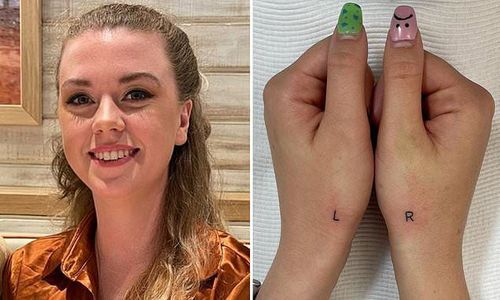 या टॅटू आर्टिस्टने हातावर  L आणि R का गोंदवून घेतलं आहे ??