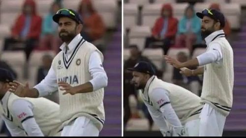 सामना ऐनभरात असताना विराटने भांगडा केलाय...हा व्हिडीओ पाहा!!