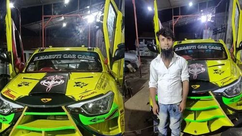 आसामच्या पठ्ठ्याने मारुती स्विफ्ट लँबोर्गीनीमध्ये कशी बदलली?